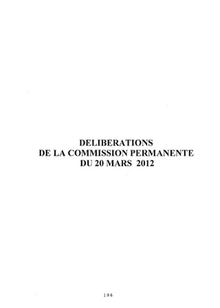 Recueil des actes administratifs mars 2012