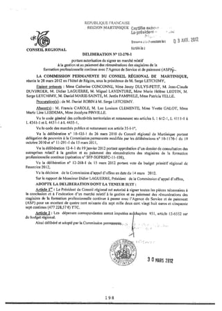 Recueil des actes administratifs mars 2012