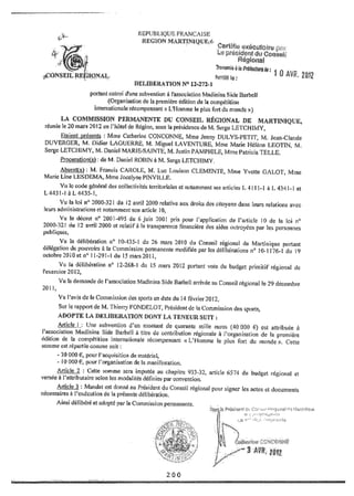 Recueil des actes administratifs mars 2012