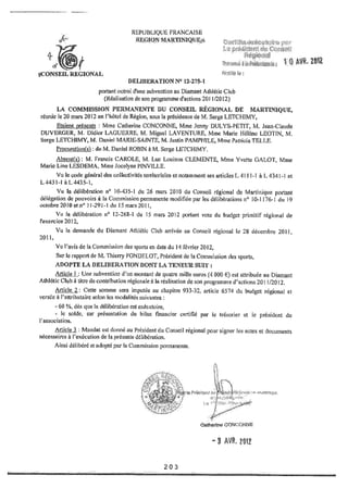 Recueil des actes administratifs mars 2012