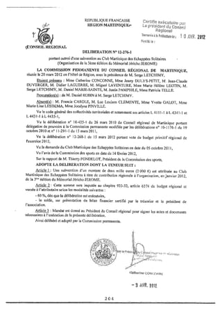 Recueil des actes administratifs mars 2012