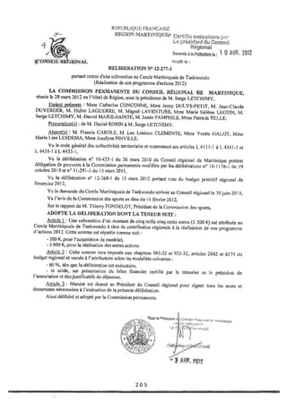 Recueil des actes administratifs mars 2012