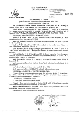 Recueil des actes administratifs mars 2012