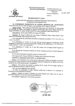 Recueil des actes administratifs mars 2012