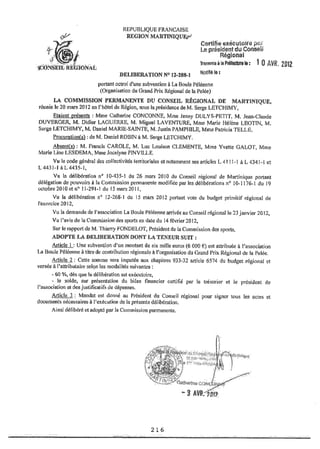 Recueil des actes administratifs mars 2012