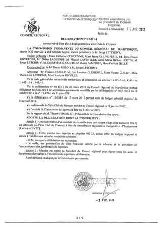 Recueil des actes administratifs mars 2012