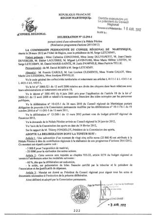 Recueil des actes administratifs mars 2012