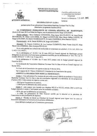 Recueil des actes administratifs mars 2012