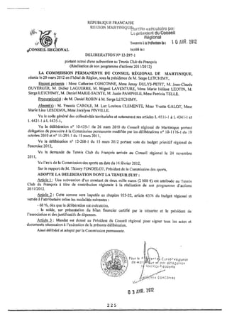 Recueil des actes administratifs mars 2012