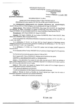 Recueil des actes administratifs mars 2012