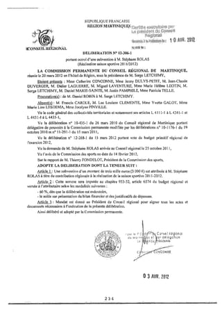 Recueil des actes administratifs mars 2012