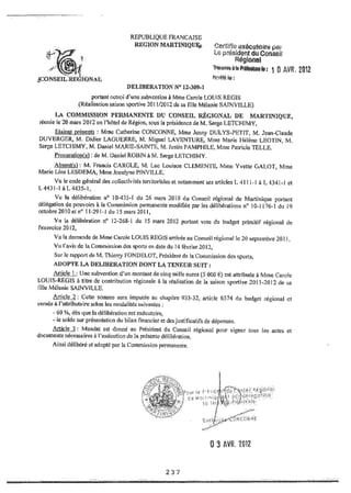 Recueil des actes administratifs mars 2012