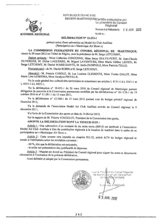 Recueil des actes administratifs mars 2012