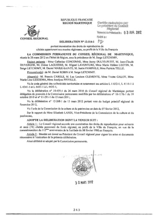 Recueil des actes administratifs mars 2012