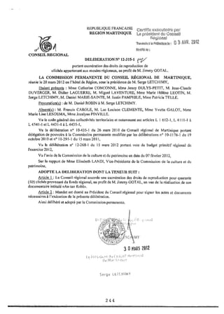 Recueil des actes administratifs mars 2012