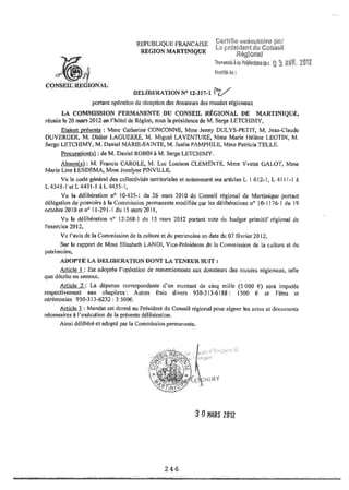 Recueil des actes administratifs mars 2012