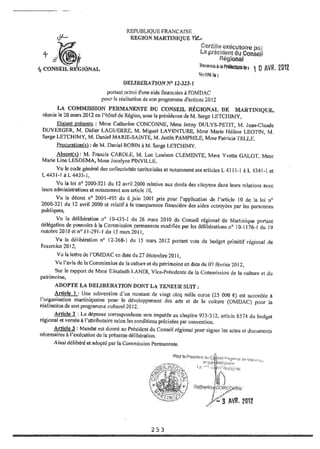 Recueil des actes administratifs mars 2012