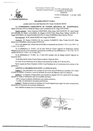 Recueil des actes administratifs mars 2012