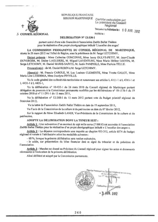 Recueil des actes administratifs mars 2012