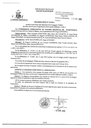 Recueil des actes administratifs mars 2012