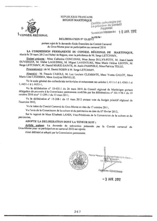 Recueil des actes administratifs mars 2012