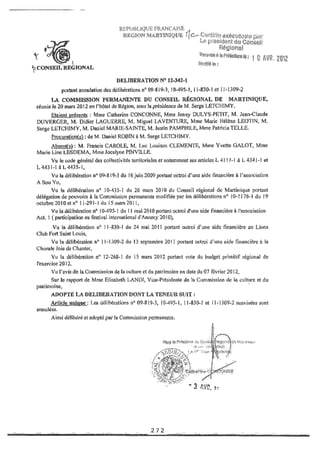 Recueil des actes administratifs mars 2012