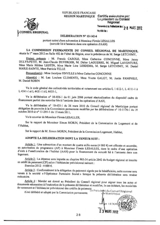 Recueil des actes administratifs mars 2012