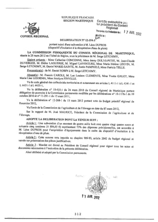 Recueil des actes administratifs mars 2012