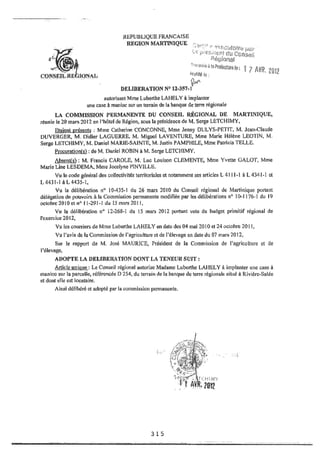 Recueil des actes administratifs mars 2012