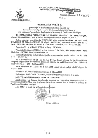 Recueil des actes administratifs mars 2012