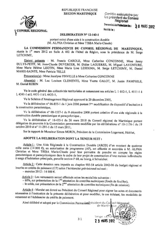 Recueil des actes administratifs mars 2012