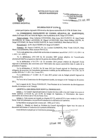 Recueil des actes administratifs mars 2012