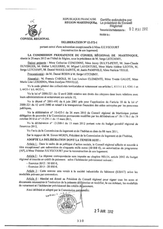 Recueil des actes administratifs mars 2012