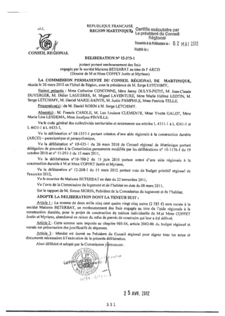 Recueil des actes administratifs mars 2012