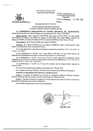 Recueil des actes administratifs mars 2012