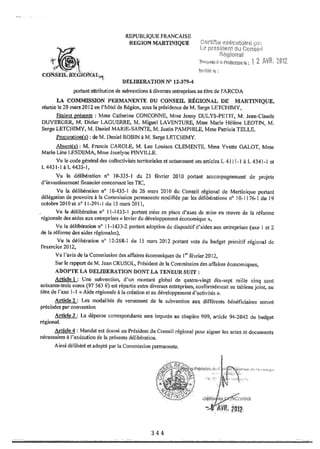 Recueil des actes administratifs mars 2012