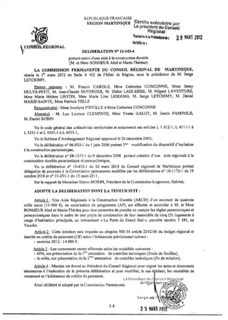 Recueil des actes administratifs mars 2012