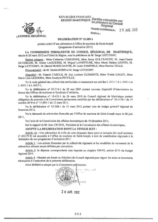 Recueil des actes administratifs mars 2012