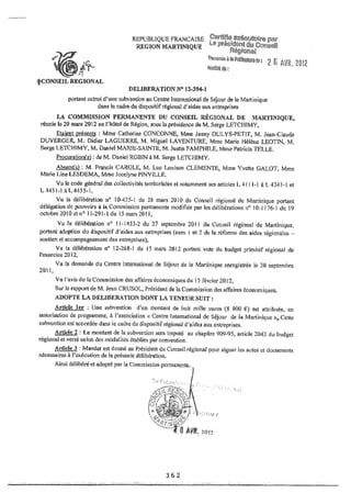 Recueil des actes administratifs mars 2012