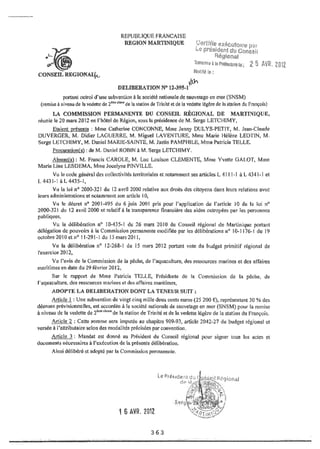 Recueil des actes administratifs mars 2012