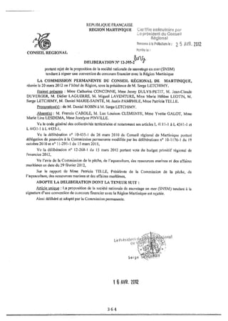 Recueil des actes administratifs mars 2012