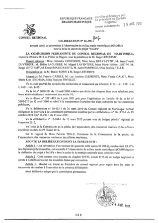 Recueil des actes administratifs mars 2012