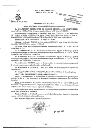 Recueil des actes administratifs mars 2012