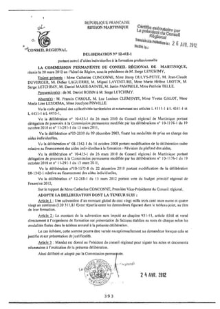 Recueil des actes administratifs mars 2012