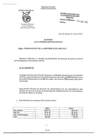 Recueil des actes administratifs mars 2012