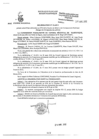 Recueil des actes administratifs mars 2012