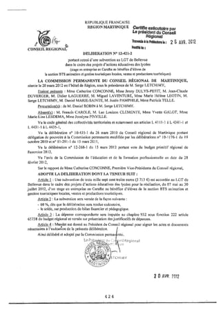 Recueil des actes administratifs mars 2012