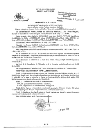 Recueil des actes administratifs mars 2012