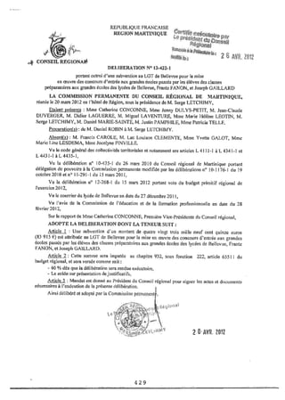 Recueil des actes administratifs mars 2012