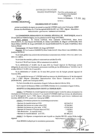 Recueil des actes administratifs mars 2012